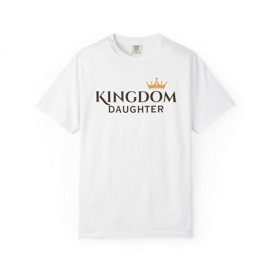 Kingdom Daughter T-Shirt — Crowned Faith Tee for Christian Women
