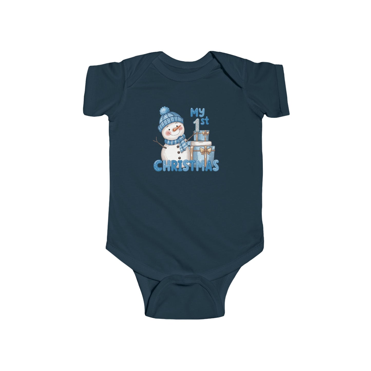 My 1st Christmas Snowman Baby Bodysuit CA
