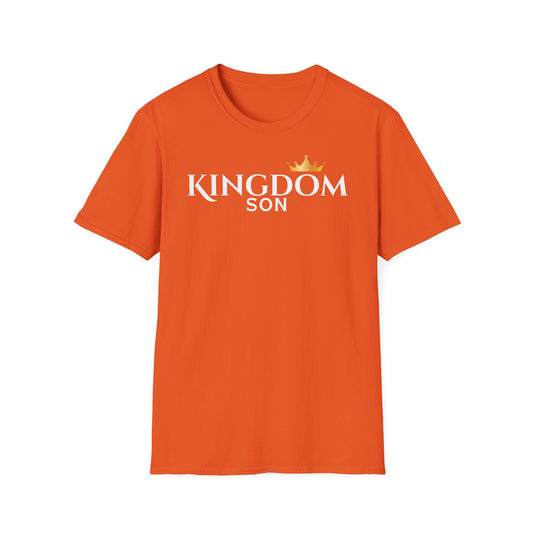 Gold Crown Minimalist T‑Shirt — Small Chest Crown Graphic Tee