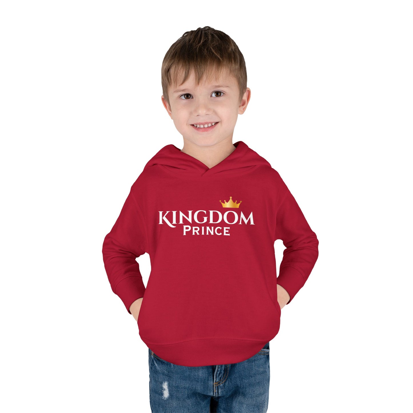 Toddler Crown Hoodie – Gold Mini Crown Pullover for Babies & Little Kids