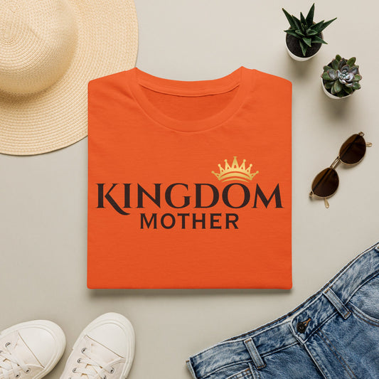 Kingdom Mother T-Shirt — Faith-Based Crowned Mom Tee