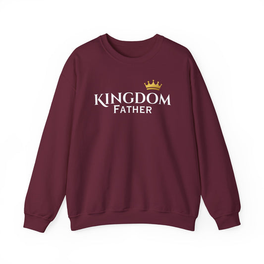 Kingdom Father Crown Emblem Crewneck Sweatshirt - Cozy Everyday Wear