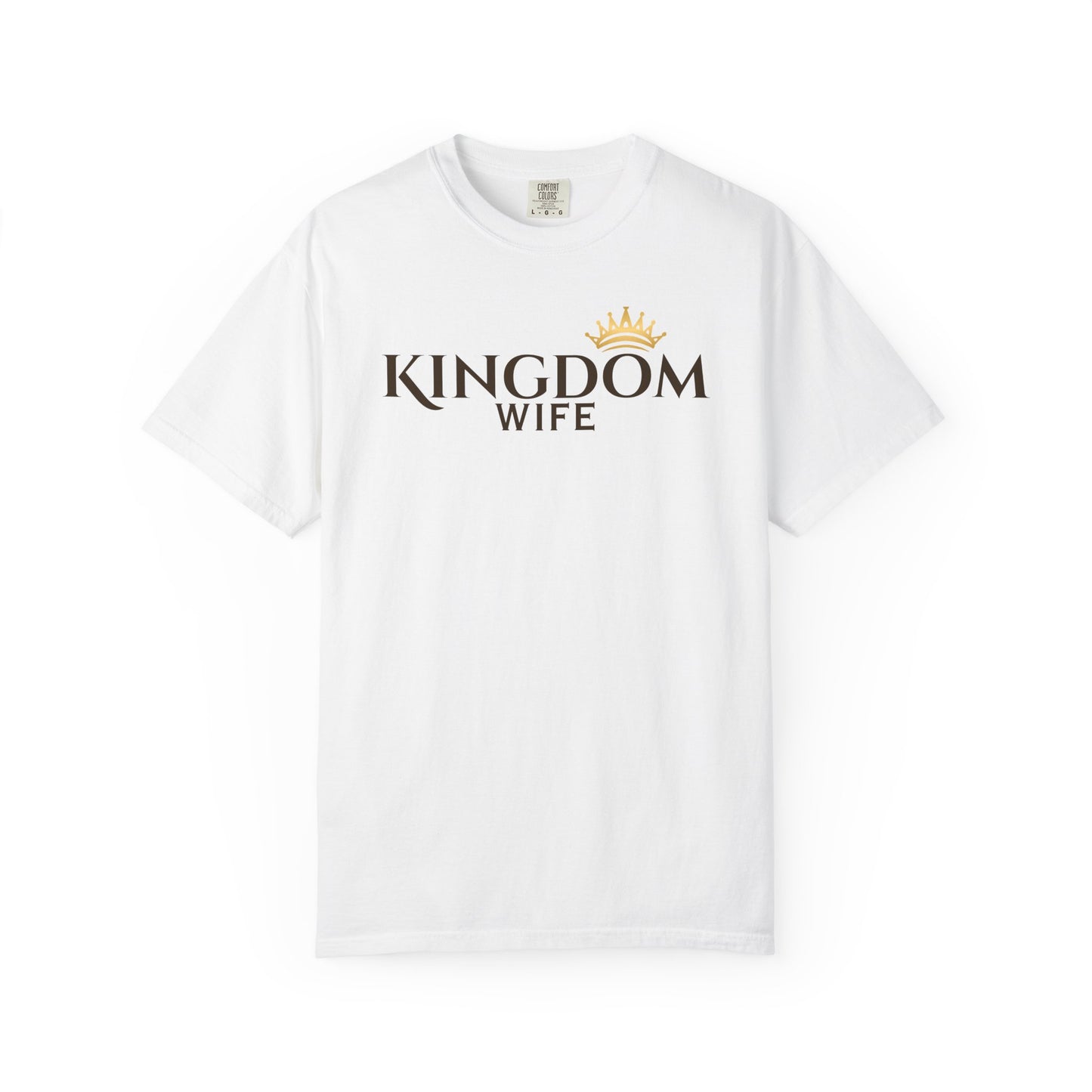 Kingdom Wife T-Shirt — Christian Wife Tee with Gold Crown-CA