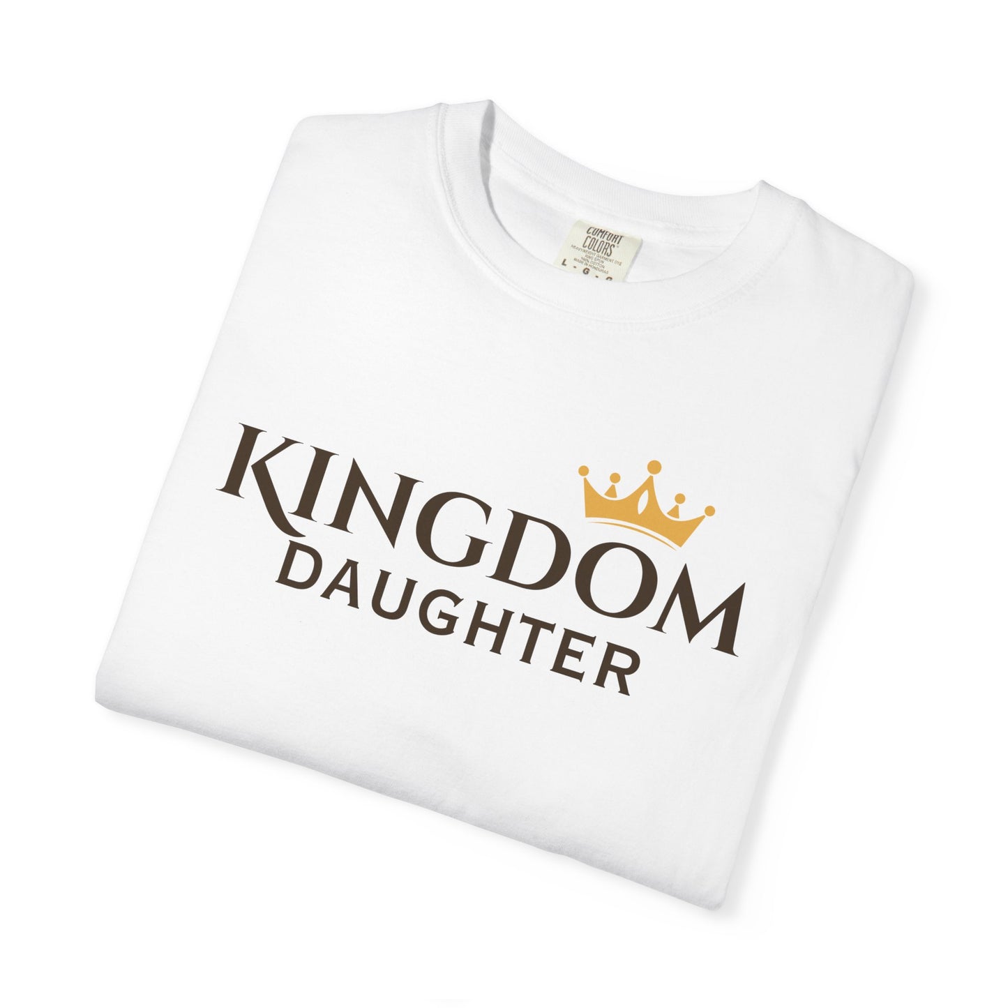 Kingdom Daughter T-Shirt — Crowned Faith Tee for Christian Women