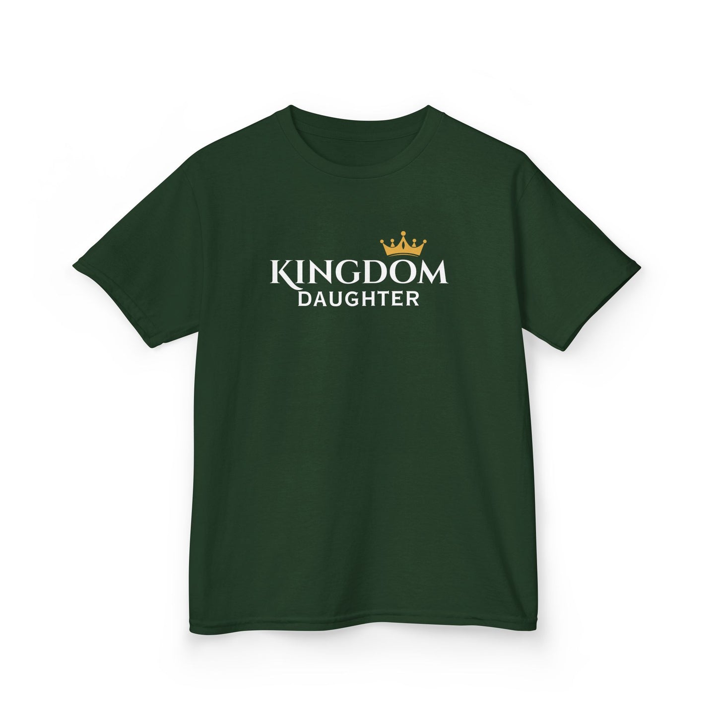 Kids Daughter Crown Tee — Little King/Queen Gold Crown Kids T‑Shirt