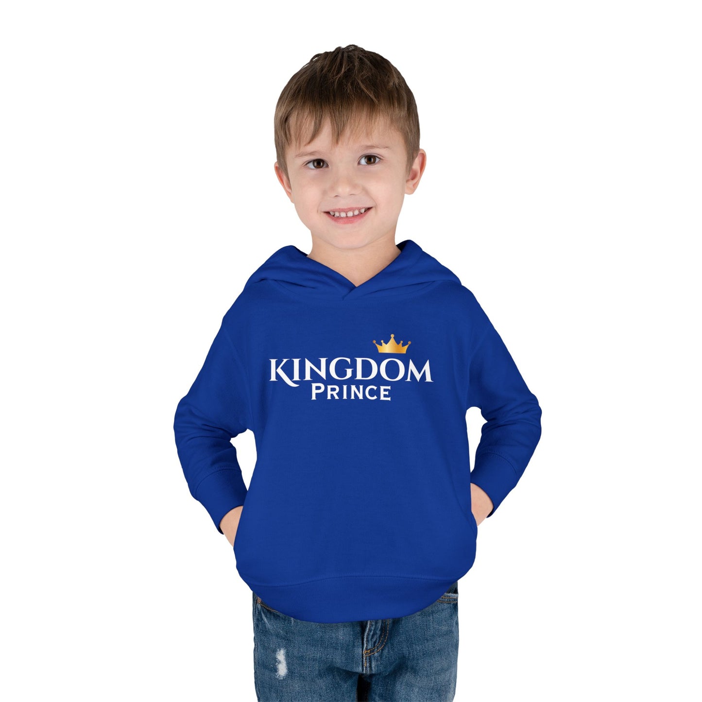 Toddler Crown Hoodie – Gold Mini Crown Pullover for Babies & Little Kids