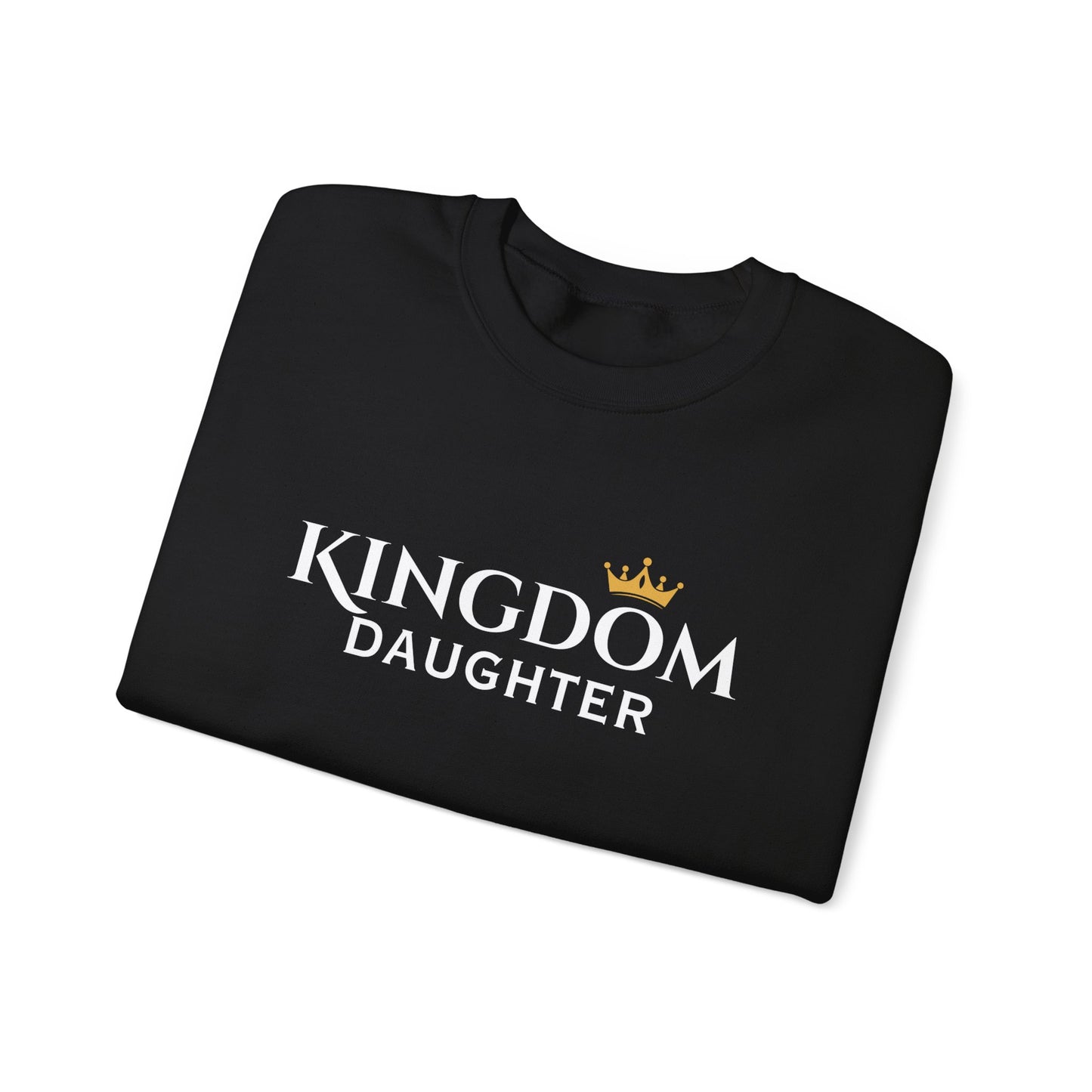 Kingdom Daughter Sweatshirt – Christian Faith Crown Crewneck
