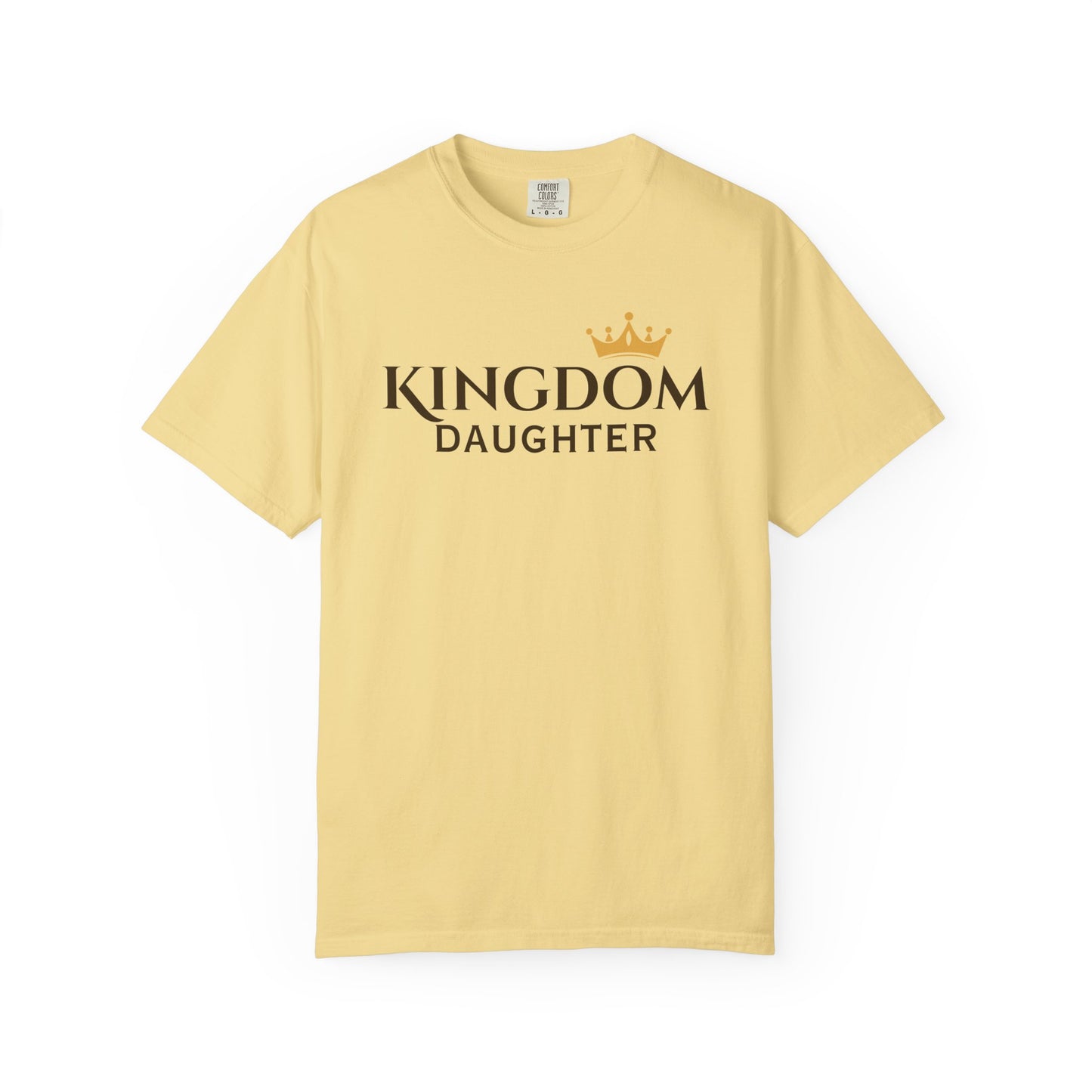 Kingdom Daughter T-Shirt — Crowned Faith Tee for Christian Women