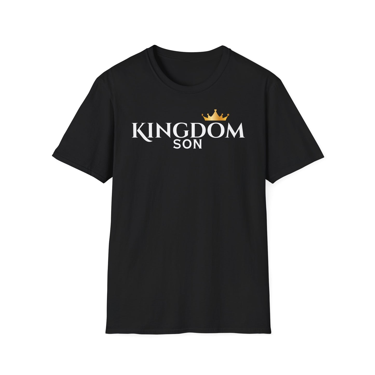 Gold Crown Minimalist T‑Shirt — Small Chest Crown Graphic Tee