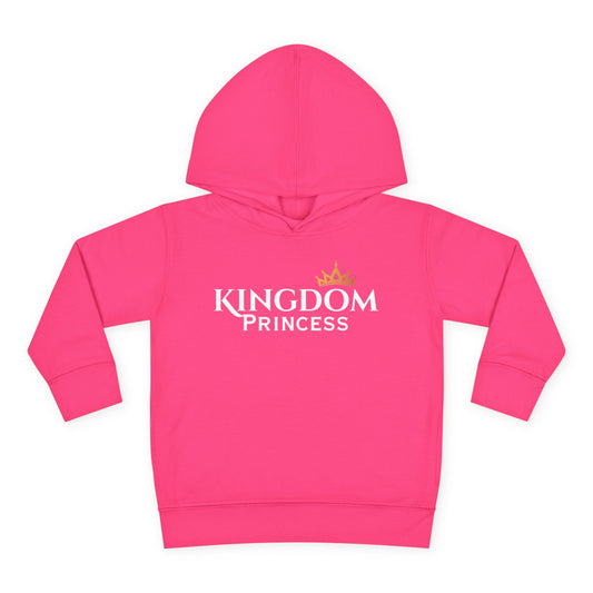Toddler Hoodie — "Kingdom Princess" Fleece Pullover, Cozy Royalty Gift for Little Girls