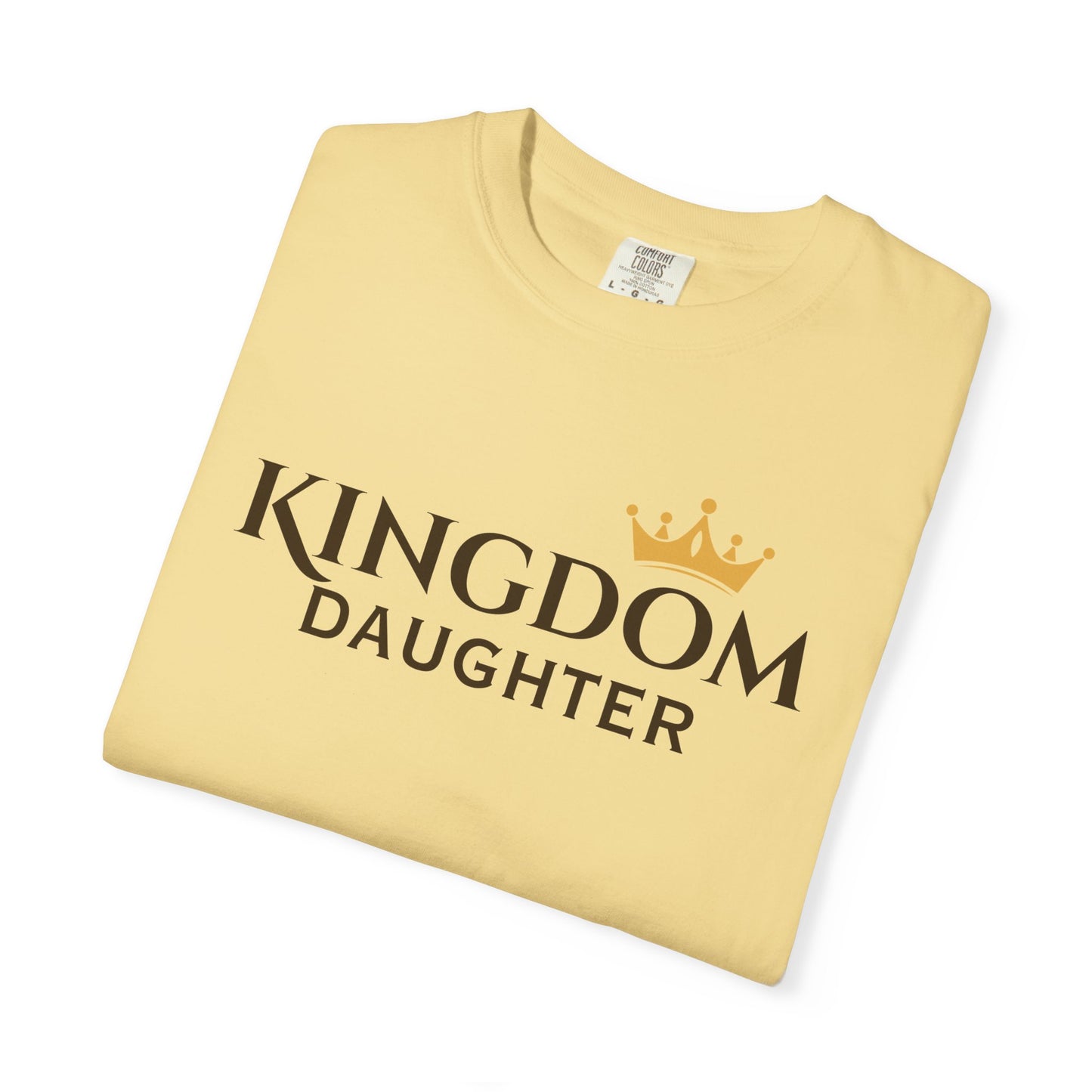 Kingdom Daughter T-Shirt — Crowned Faith Tee for Christian Women