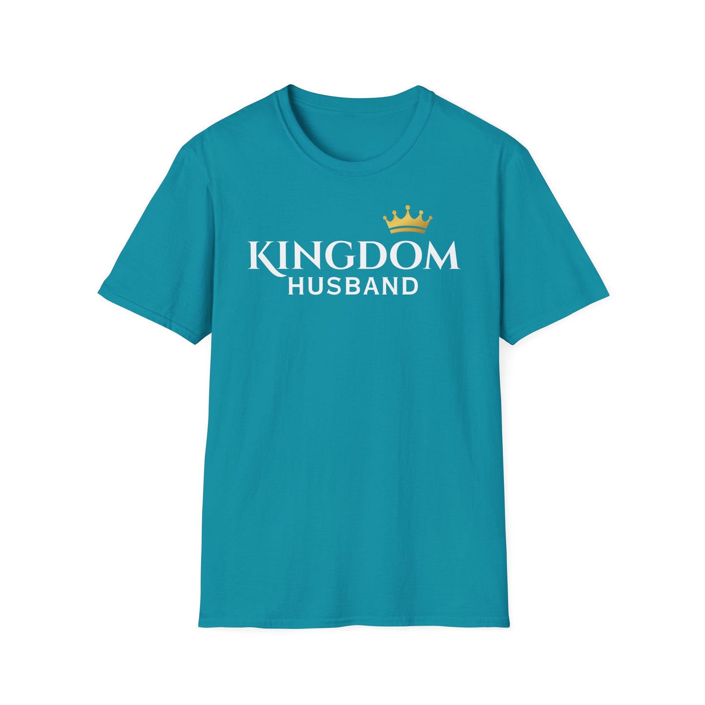 Kingdom Husband T-Shirt — Crown Graphic Faith-Based Tee for Christian Husbands