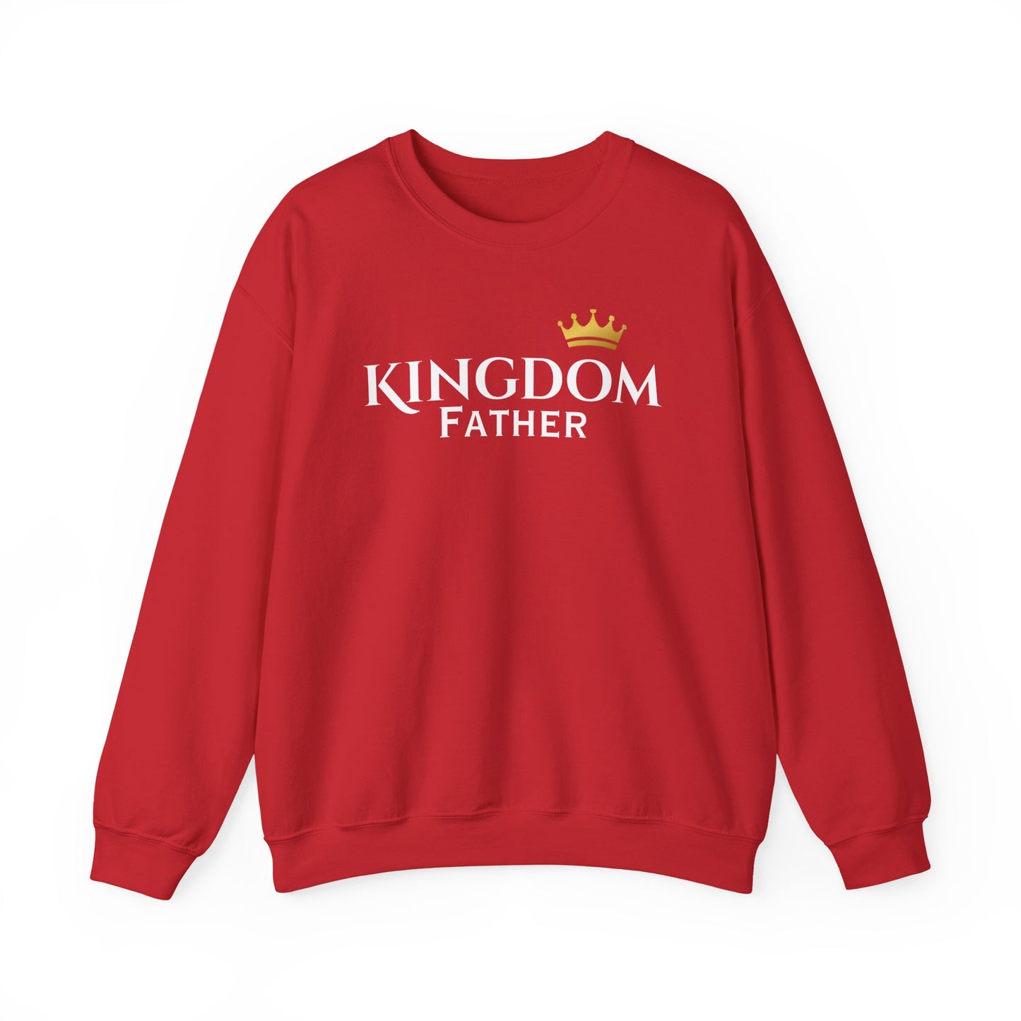 Kingdom Father Crown Emblem Crewneck Sweatshirt - Cozy Everyday Wear