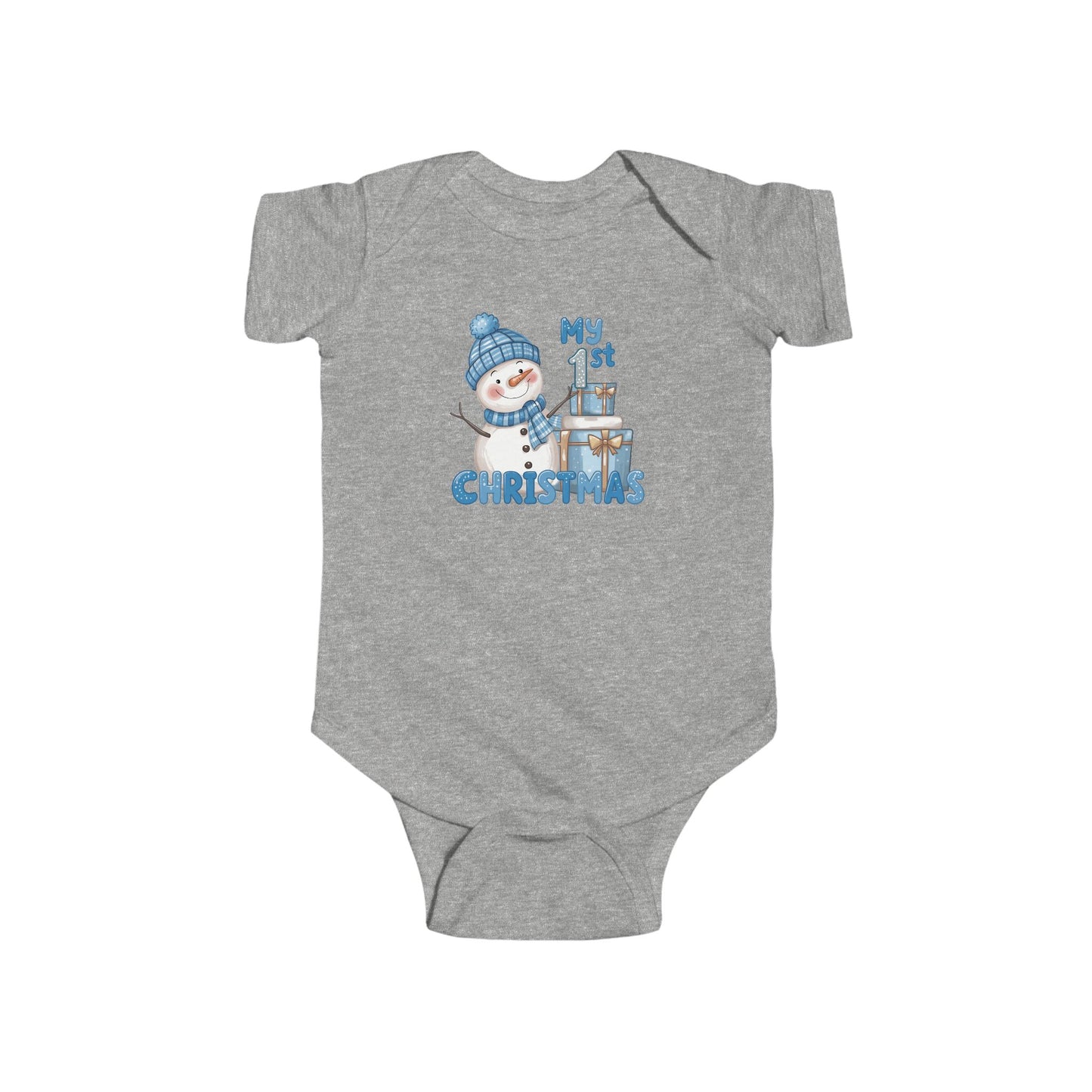 My 1st Christmas Snowman Baby Bodysuit CA