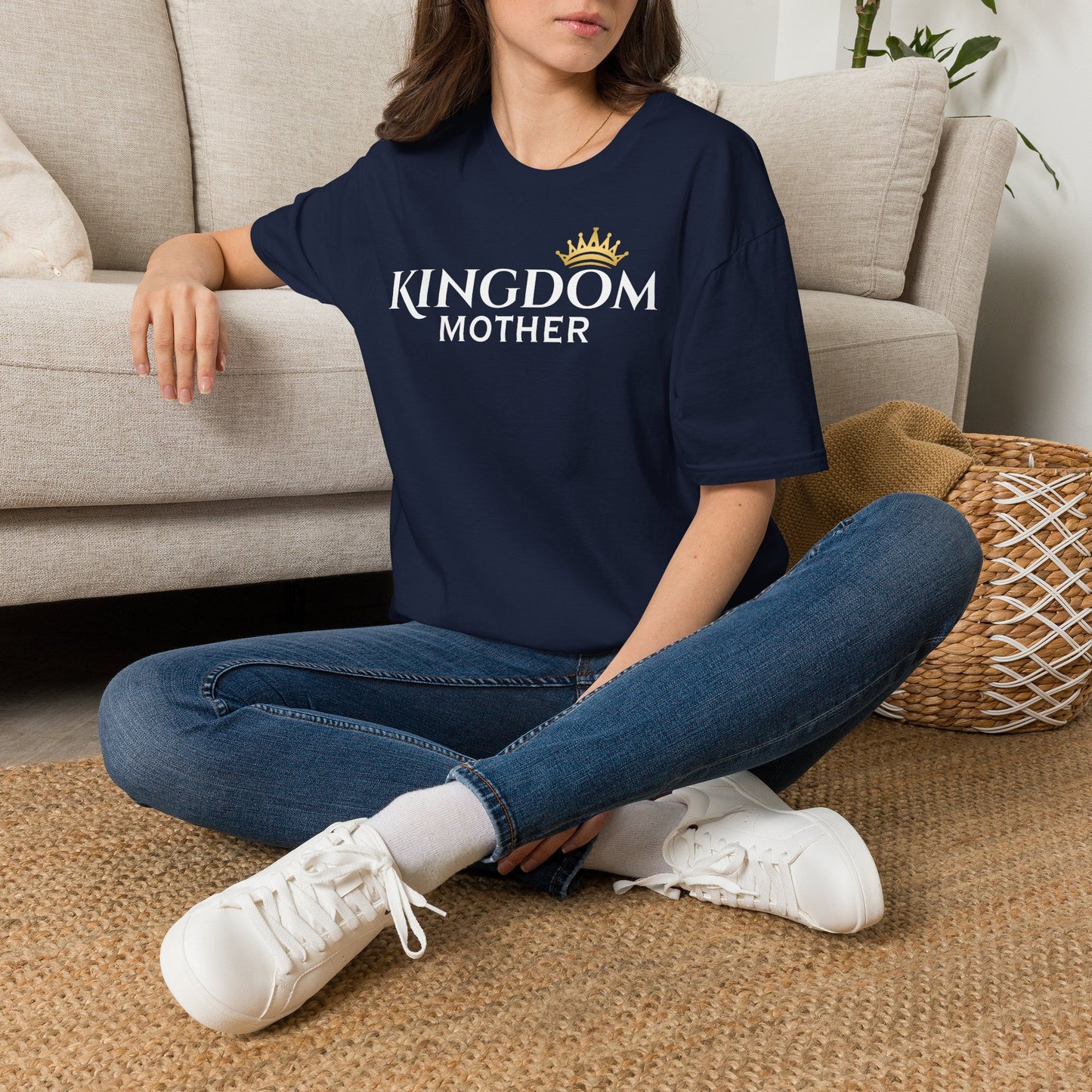 Kingdom Mother T-Shirt — Crowned Faith Mom Tee