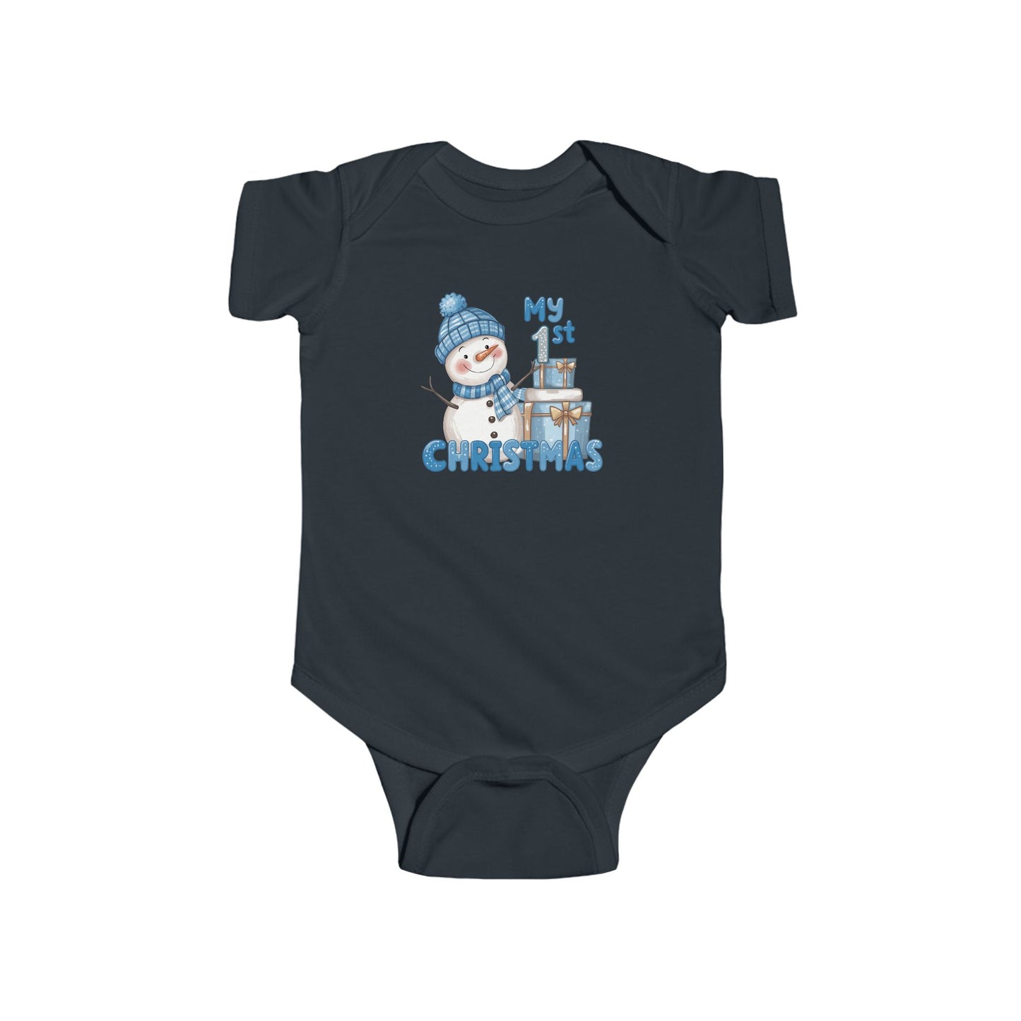 My 1st Christmas Snowman Baby Bodysuit CA