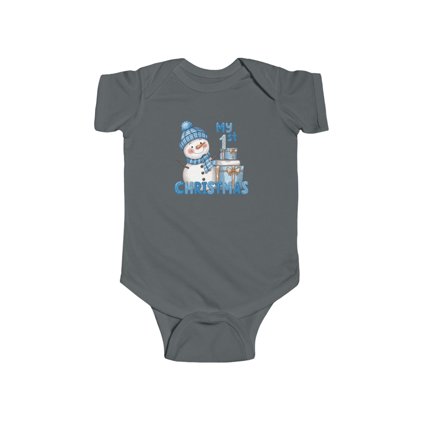 My 1st Christmas Snowman Baby Bodysuit CA