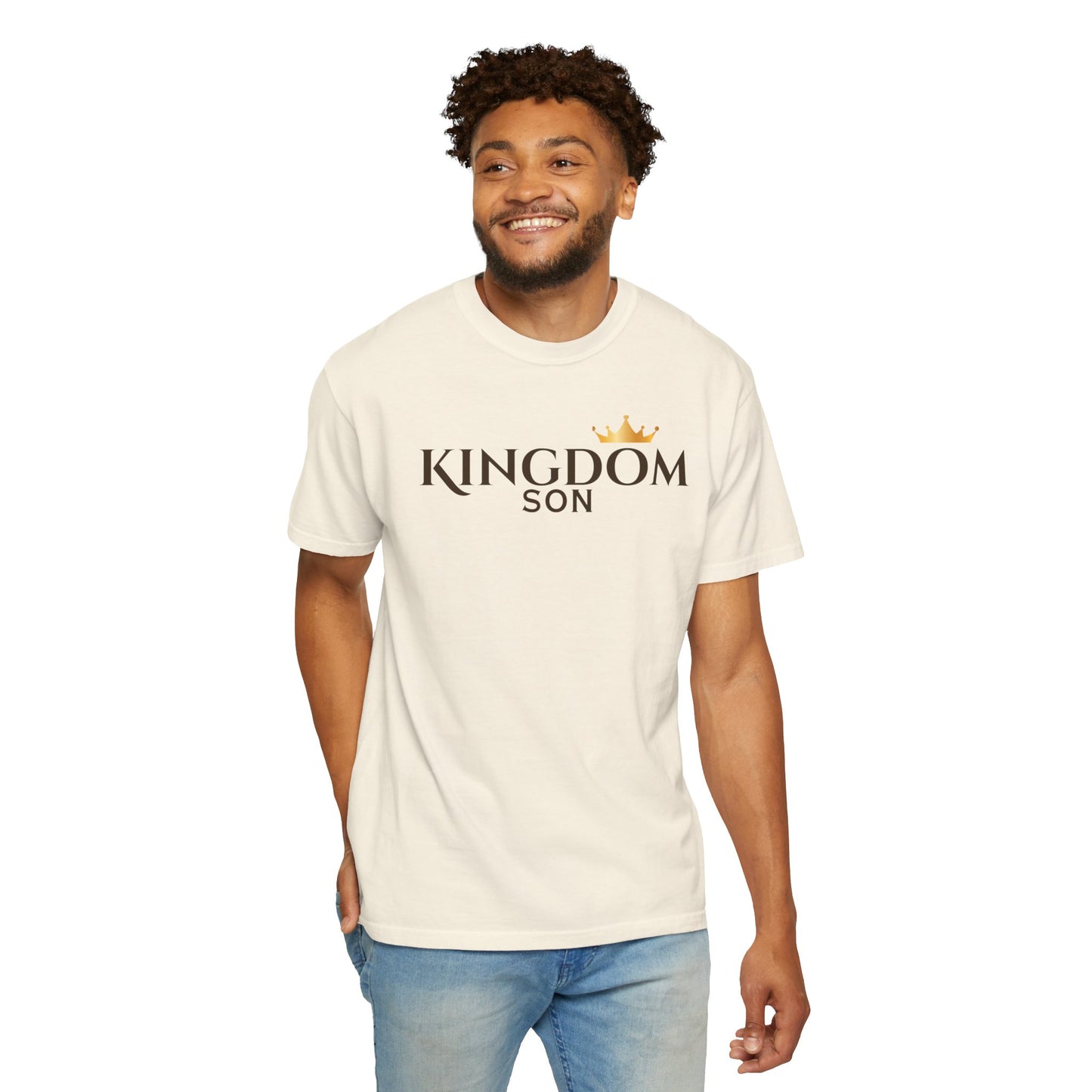 Kingdom Son T-Shirt — Faith-Based Christian Tee with Crown Graphic