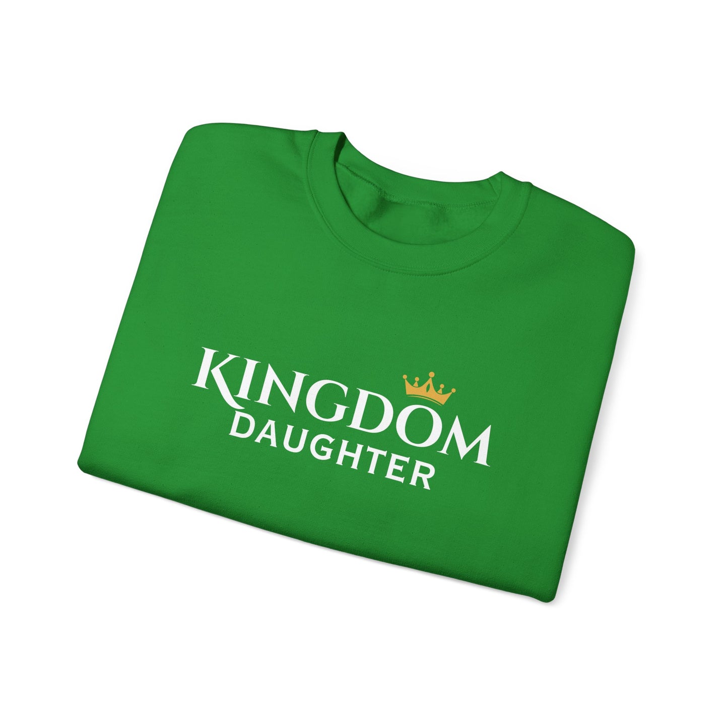 Kingdom Daughter Sweatshirt – Christian Faith Crown Crewneck