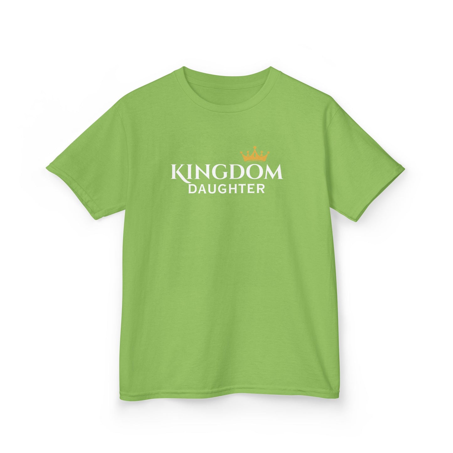 Kids Daughter Crown Tee — Little King/Queen Gold Crown Kids T‑Shirt