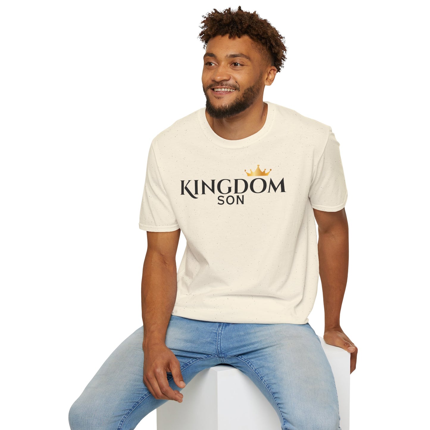 Kingdom Son T-Shirt — Faith-Inspired Crown Tee for Christian Men & Boys