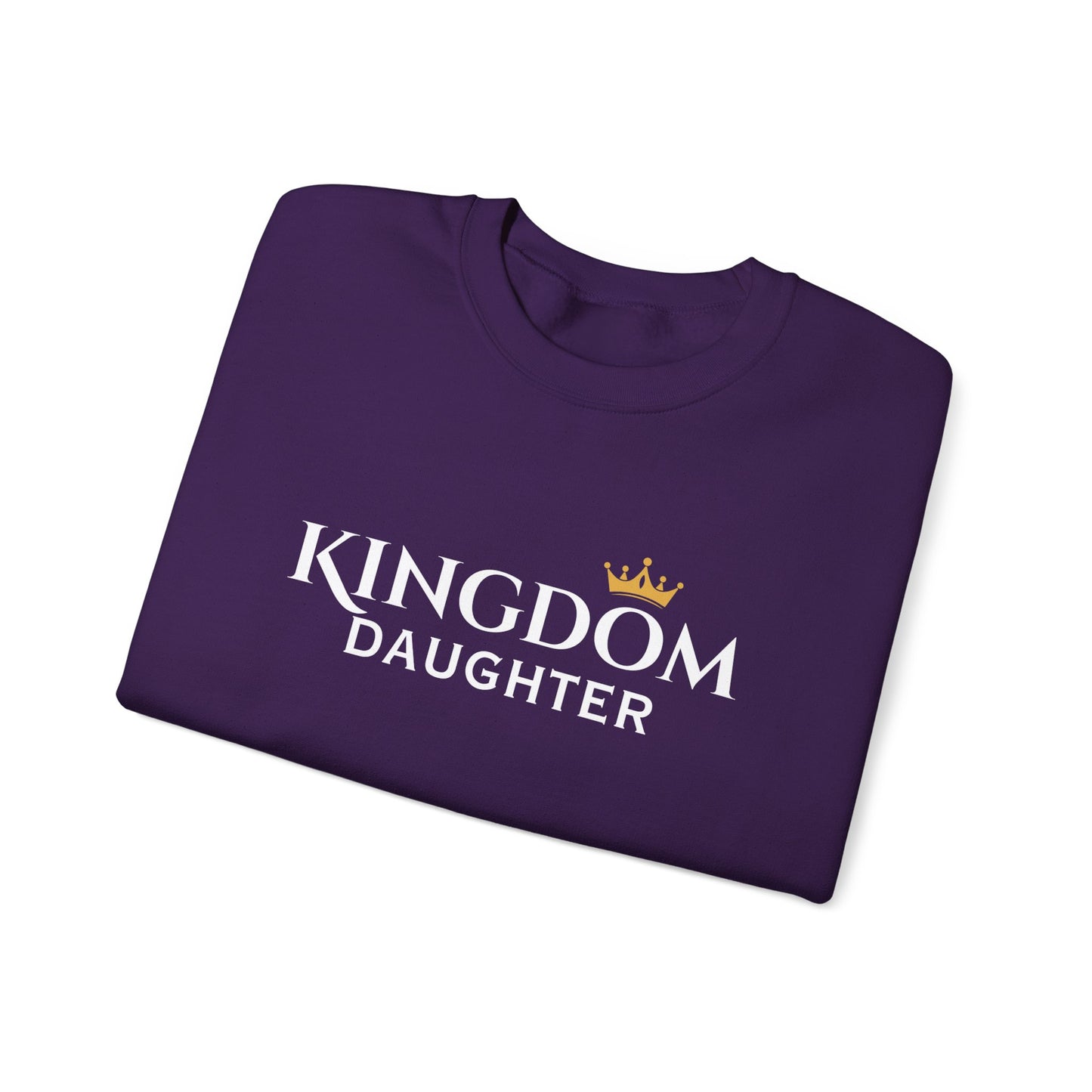 Kingdom Daughter Sweatshirt – Christian Faith Crown Crewneck