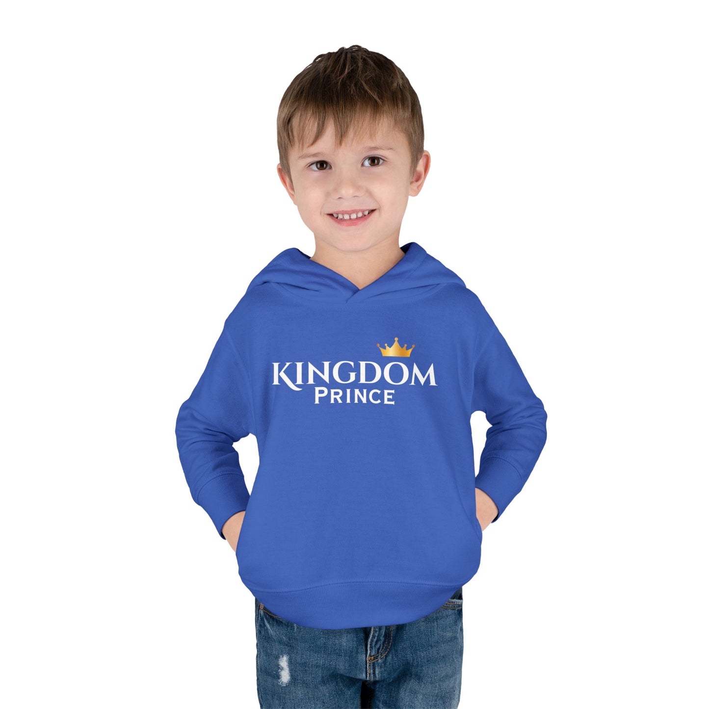 Toddler Crown Hoodie – Gold Mini Crown Pullover for Babies & Little Kids