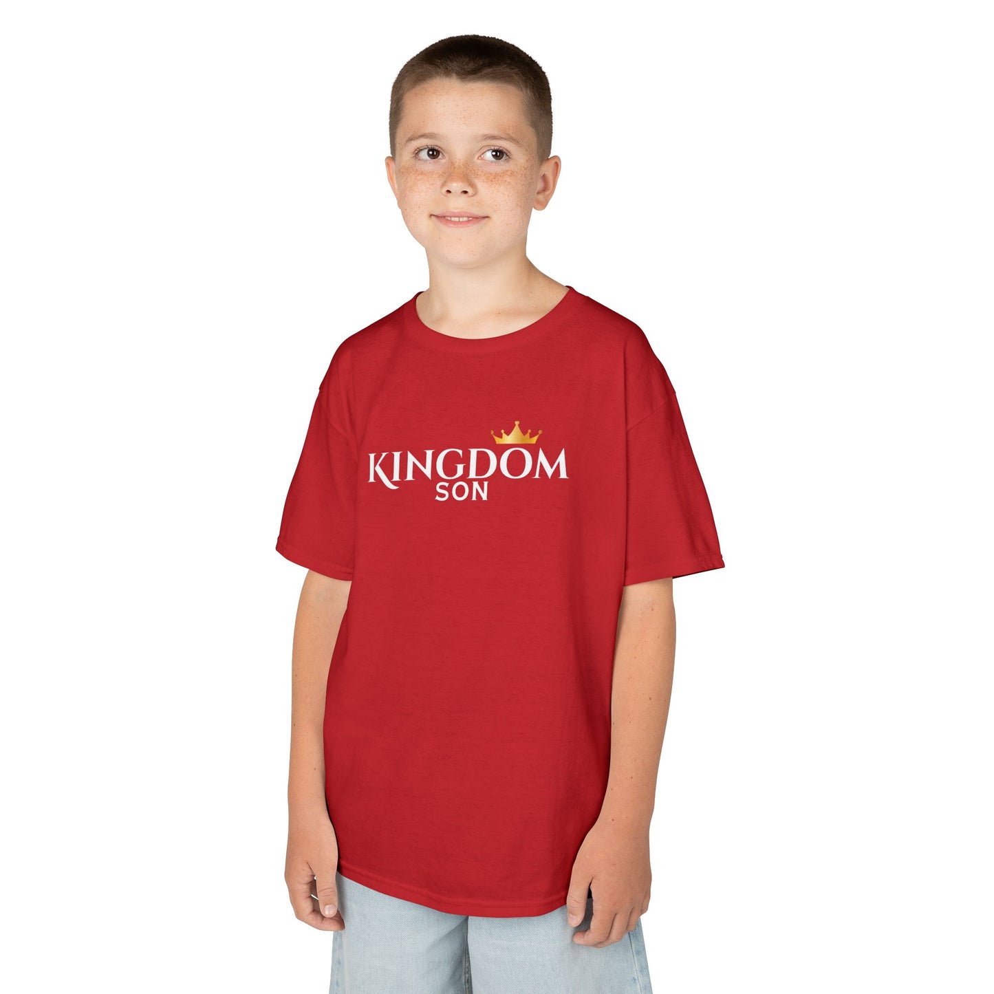 Kingdom Son Kids Tee — Crowned Christian Boys T-Shirt