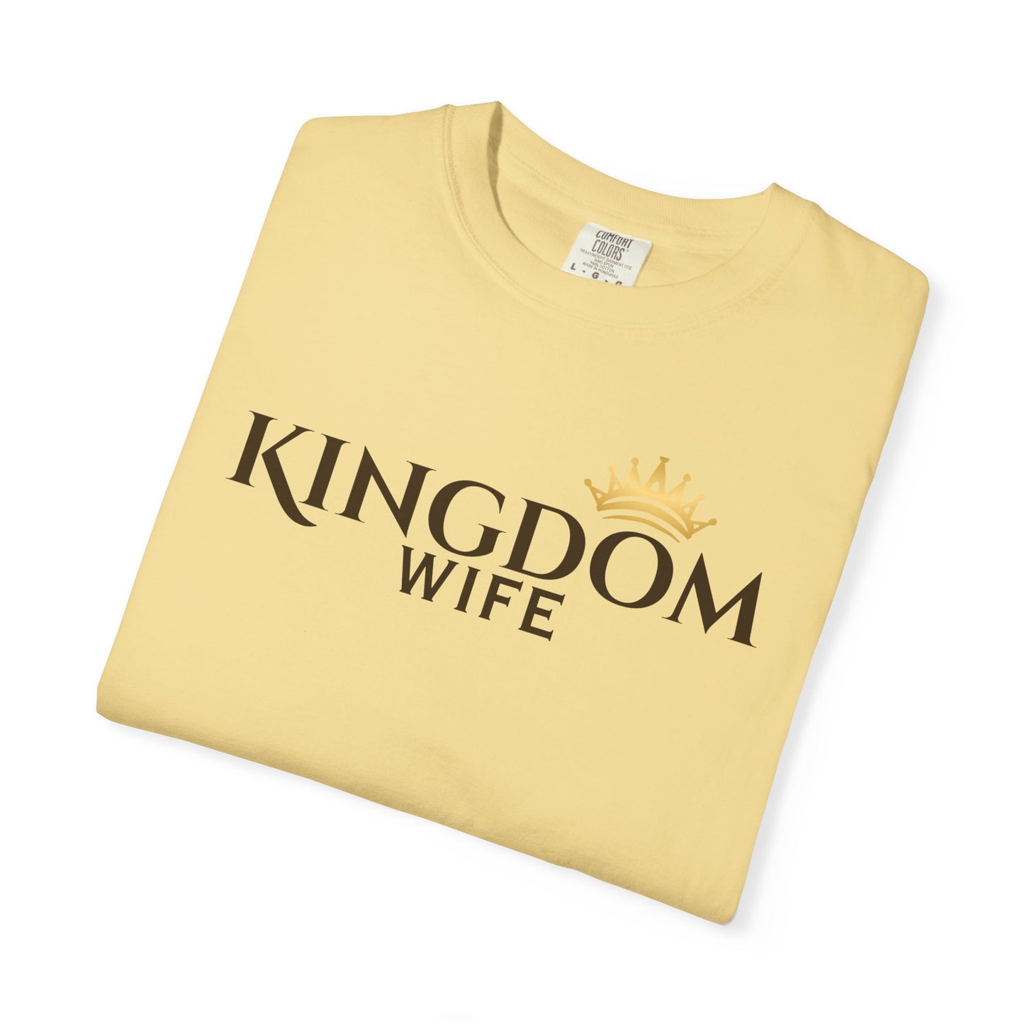 Kingdom Wife T-Shirt — Christian Wife Tee with Gold Crown-CA