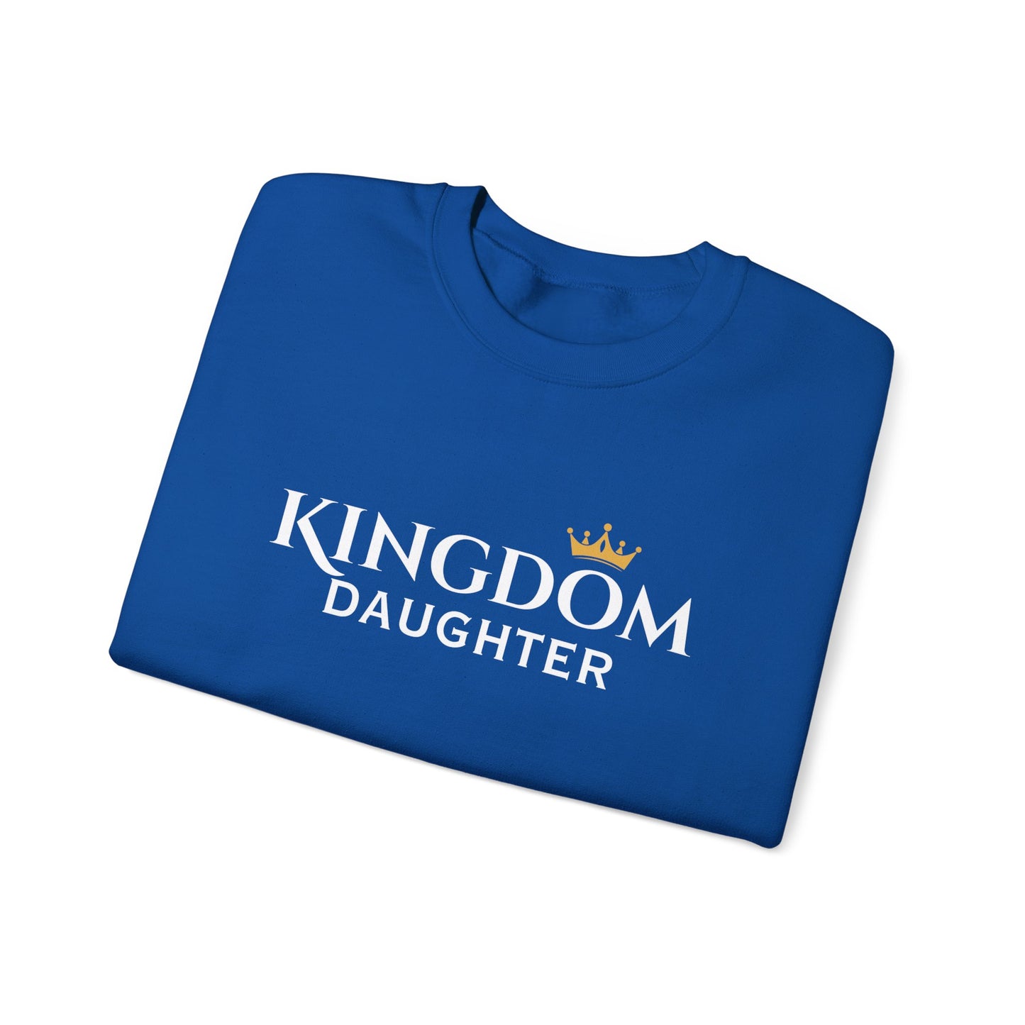 Kingdom Daughter Sweatshirt – Christian Faith Crown Crewneck