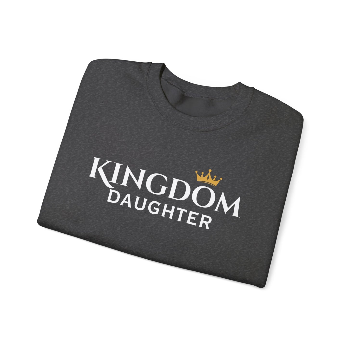 Kingdom Daughter Sweatshirt - Cozy Unisex Crewneck for Confident Women, Gifts for Sisters, Casual Wear, Faith Apparel, Everyday Comfort
