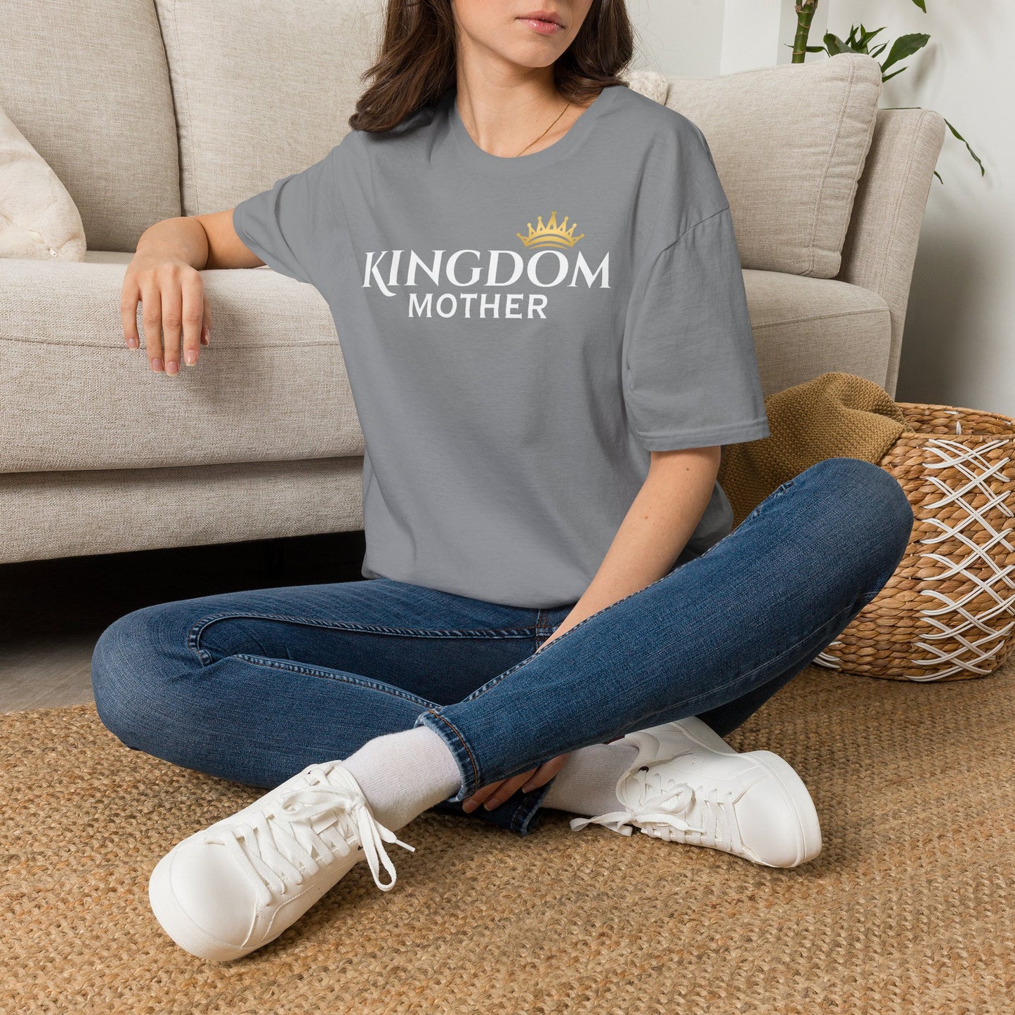 Kingdom Mother T-Shirt — Crowned Faith Mom Tee