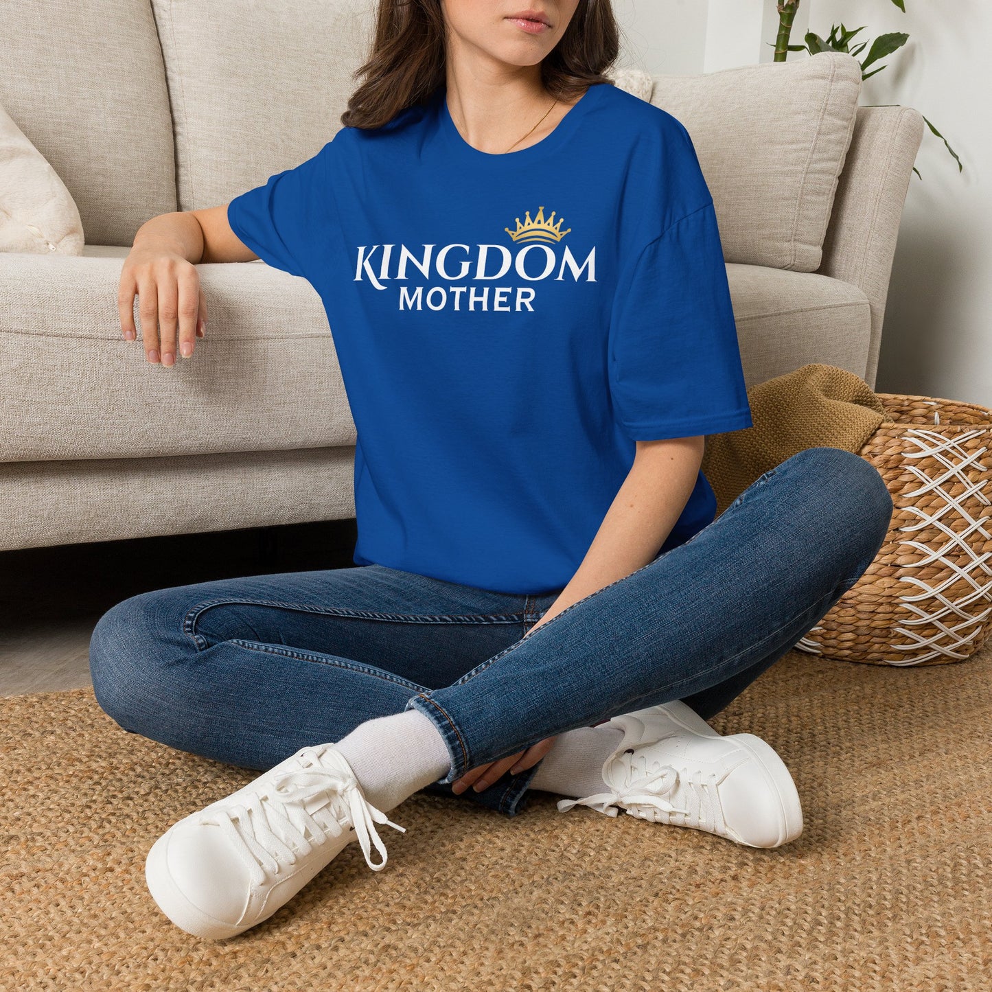 Kingdom Mother T-Shirt — Crowned Faith Mom Tee