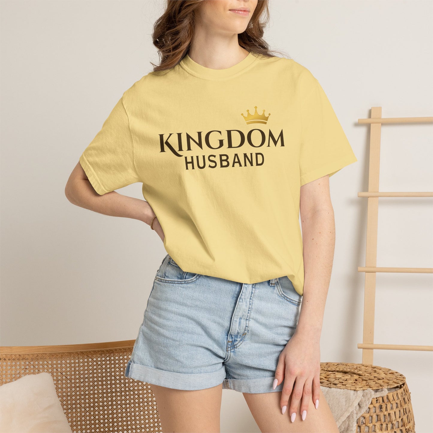 Kingdom Husband T-Shirt — Royal Crown Father's Day Gift-CA