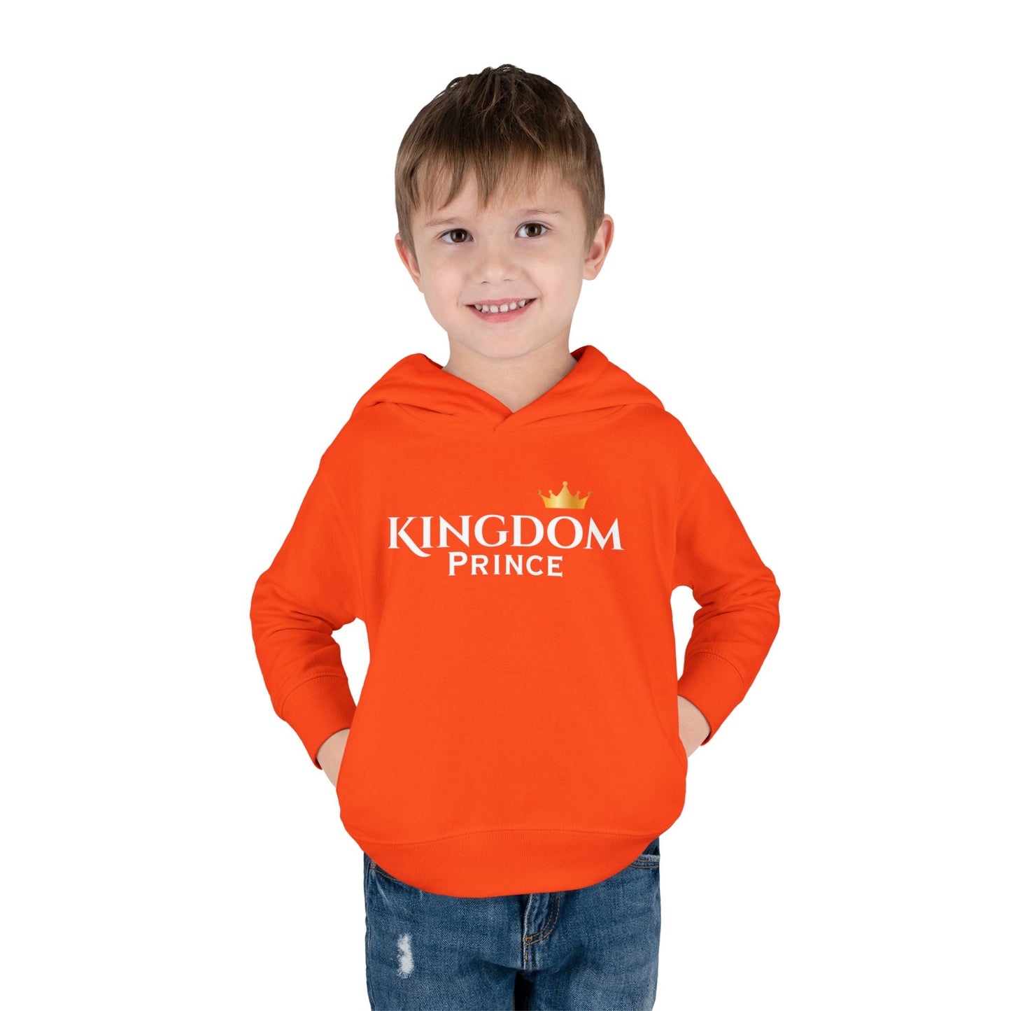 Toddler Crown Hoodie – Gold Mini Crown Pullover for Babies & Little Kids