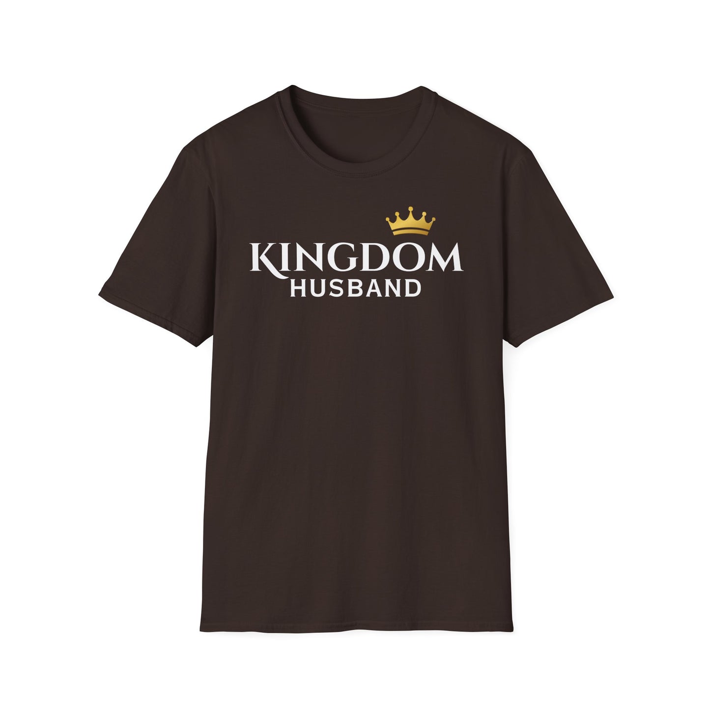 Kingdom Husband T-Shirt — Crown Graphic Faith-Based Tee for Christian Husbands