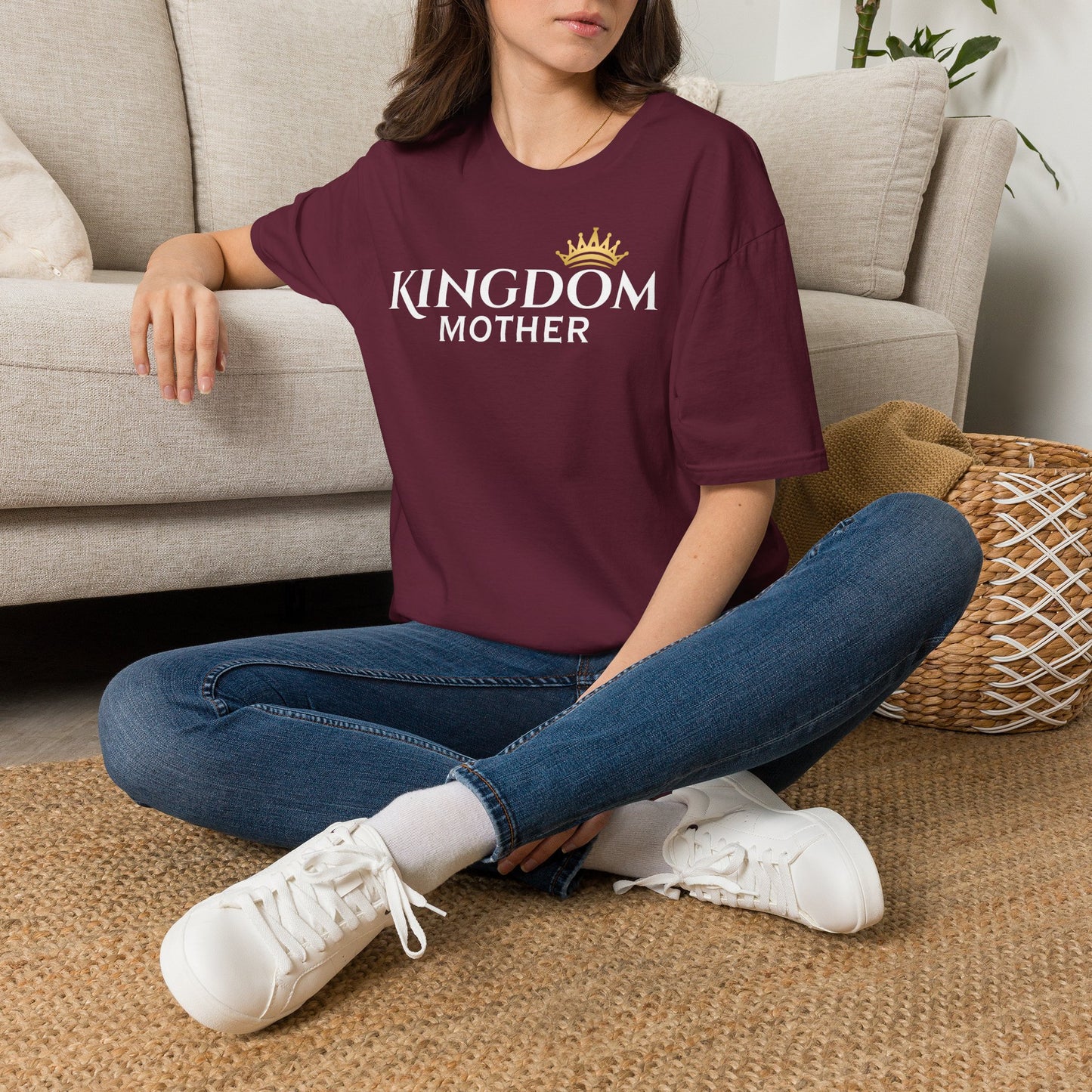 Kingdom Mother T-Shirt — Crowned Faith Mom Tee