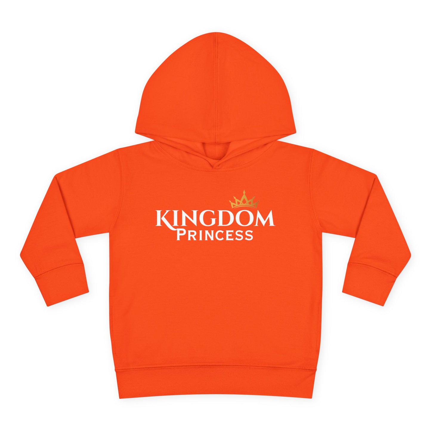 Toddler Hoodie — "Kingdom Princess" Fleece Pullover, Cozy Royalty Gift for Little Girls