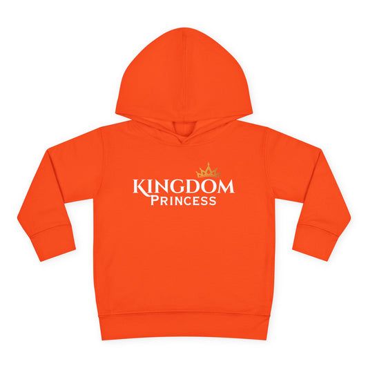 Toddler Hoodie — "Kingdom Princess" Fleece Pullover, Cozy Royalty Gift for Little Girls