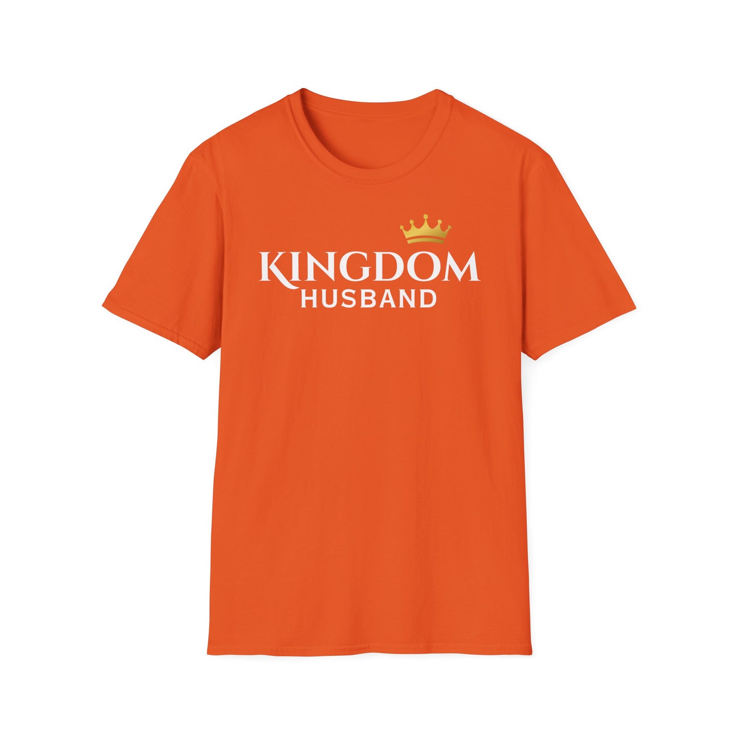 Kingdom Husband T-Shirt — Crown Graphic Faith-Based Tee for Christian Husbands