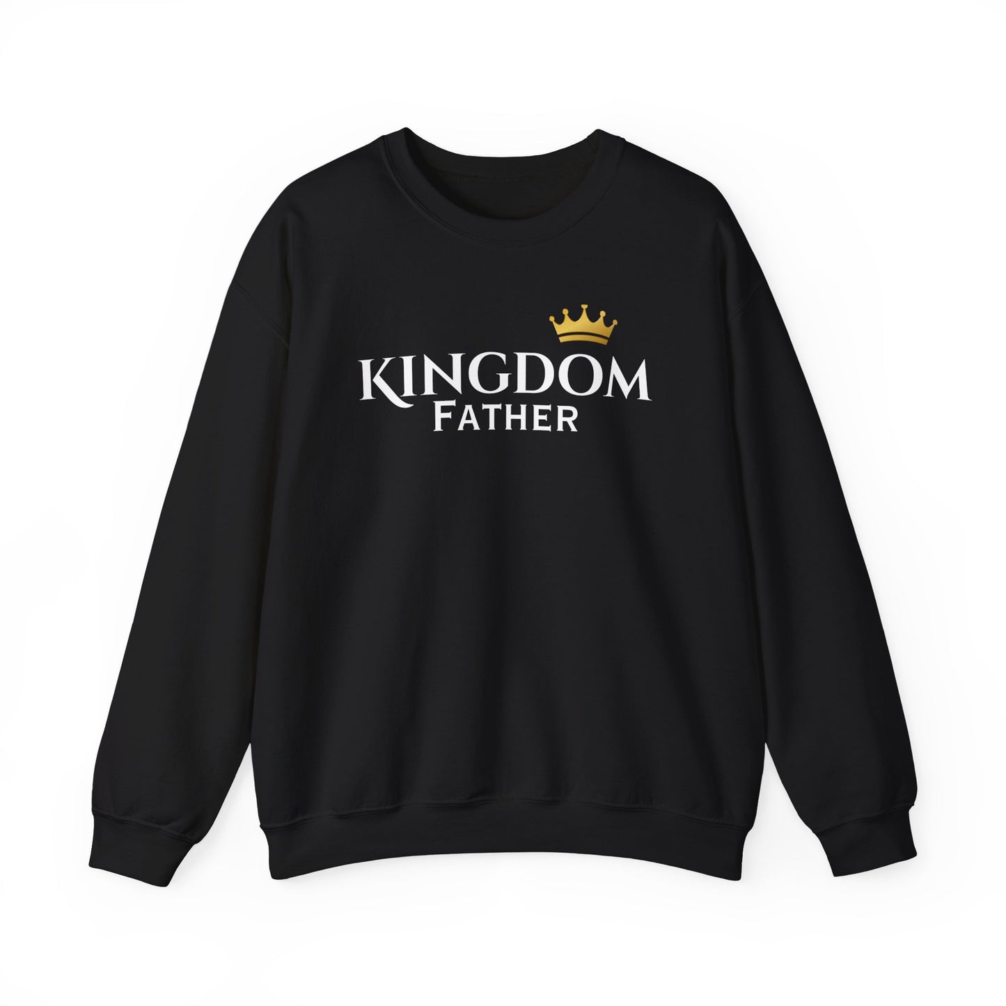 Kingdom Father Crown Emblem Crewneck Sweatshirt - Cozy Everyday Wear