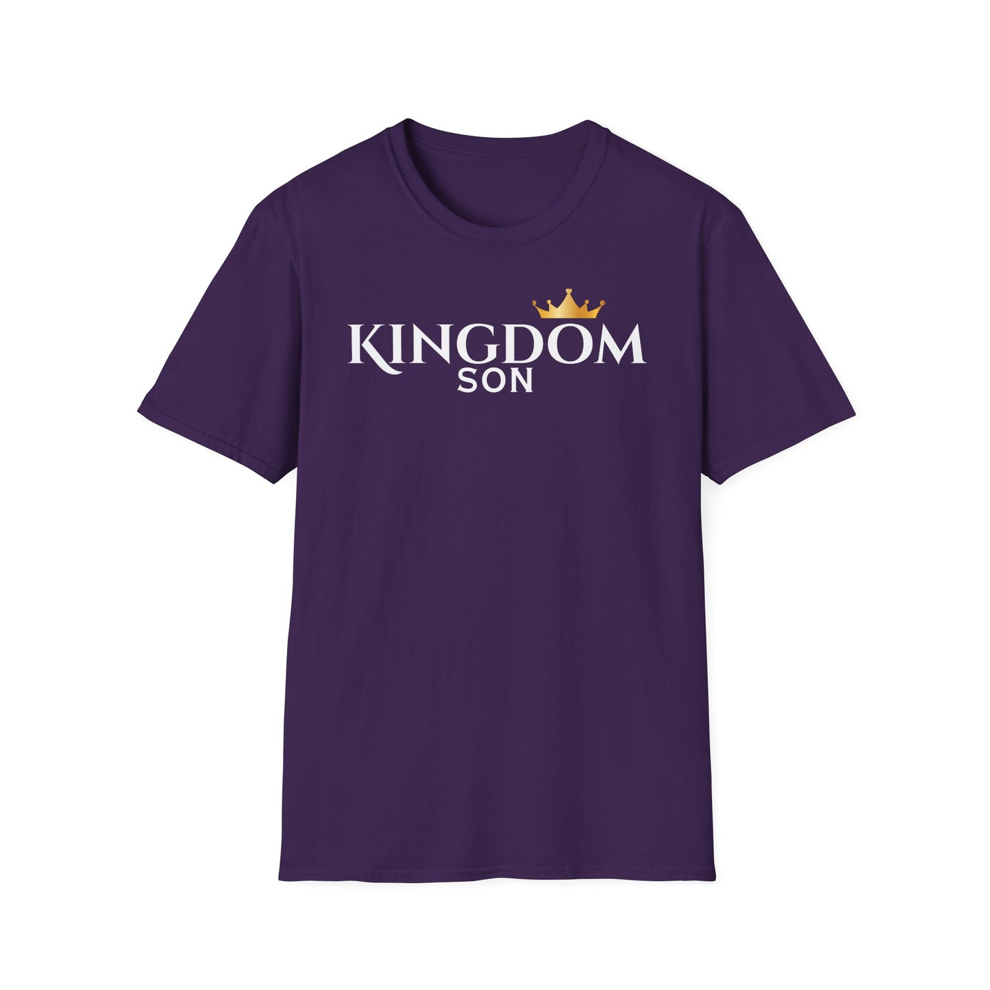 Gold Crown Minimalist T‑Shirt — Small Chest Crown Graphic Tee