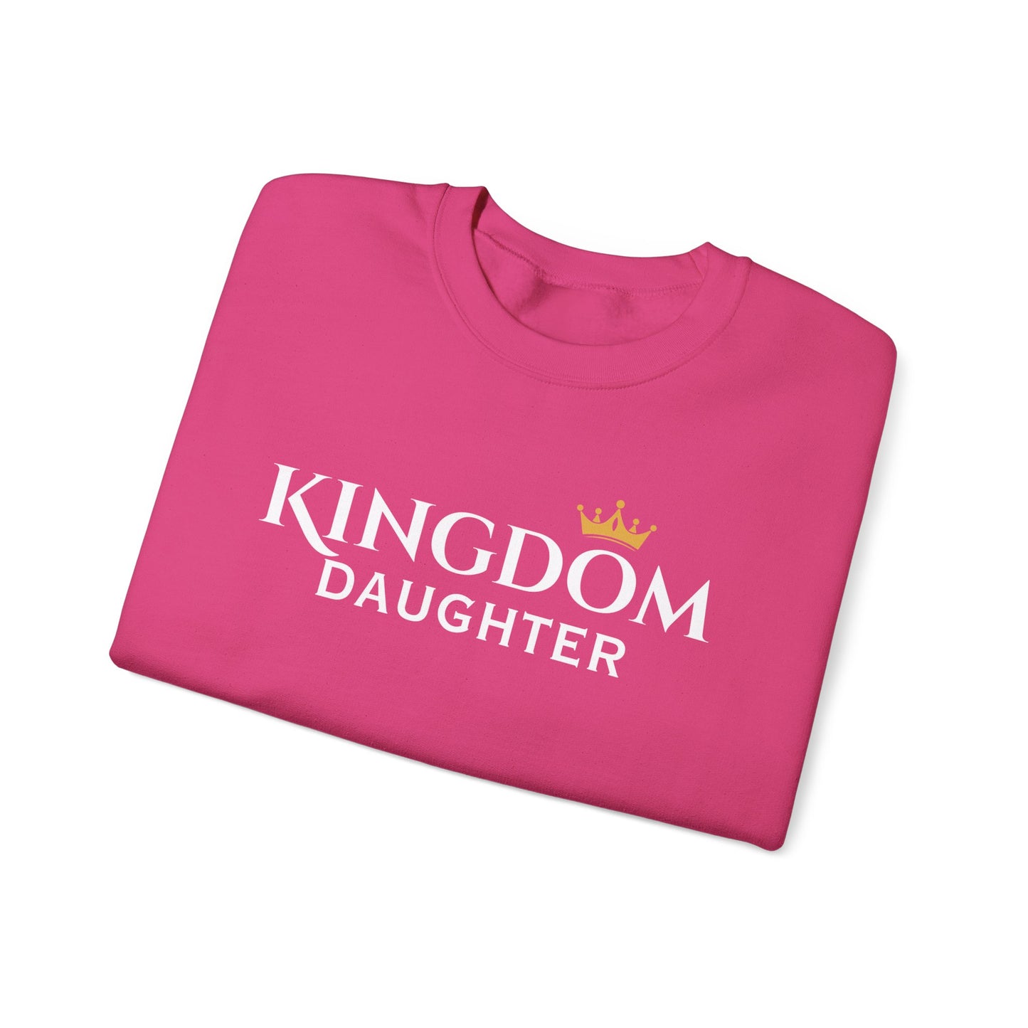 Kingdom Daughter Sweatshirt - Cozy Unisex Crewneck for Confident Women, Gifts for Sisters, Casual Wear, Faith Apparel, Everyday Comfort