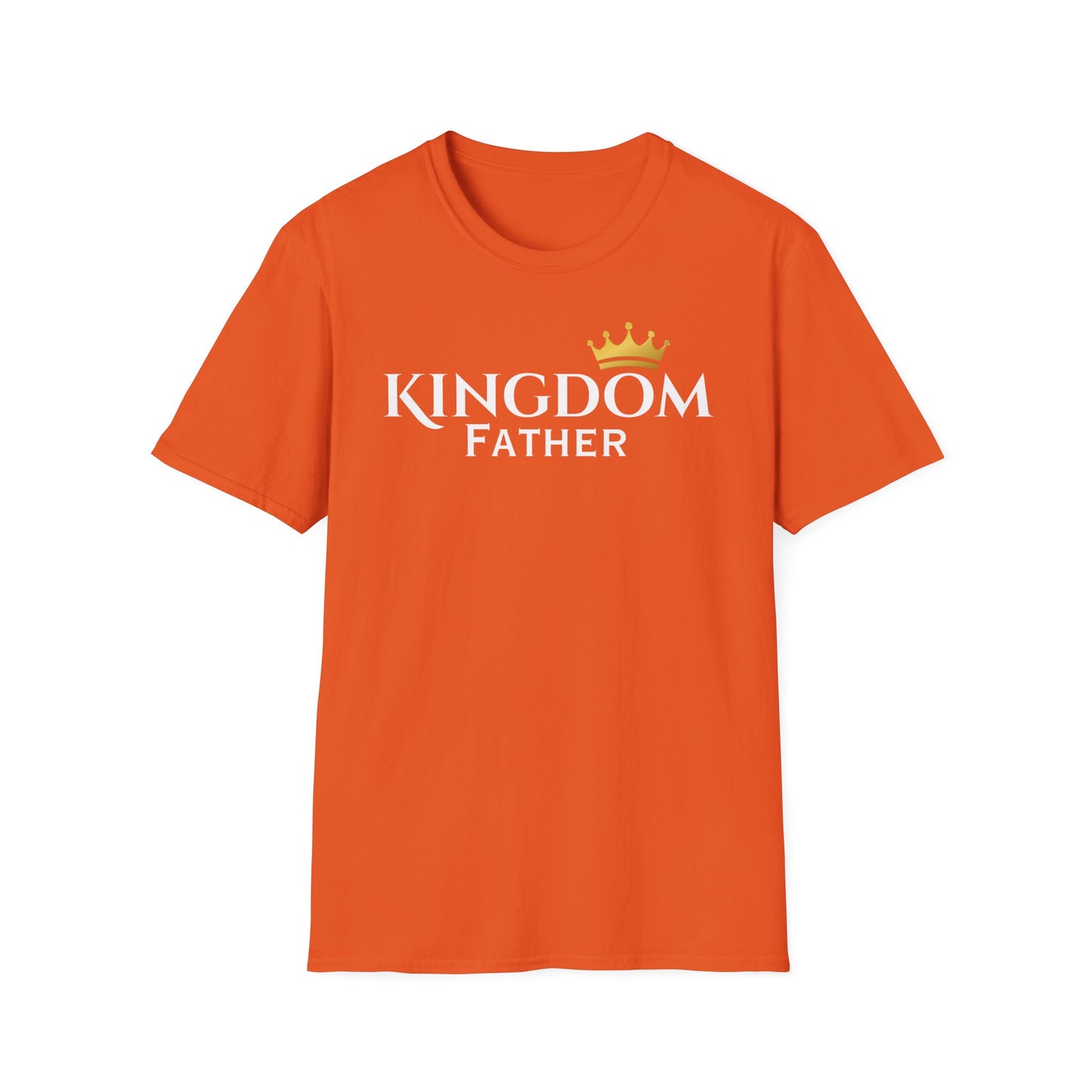 Kingdom Father T-Shirt — Crown Logo Faith & Family Tee