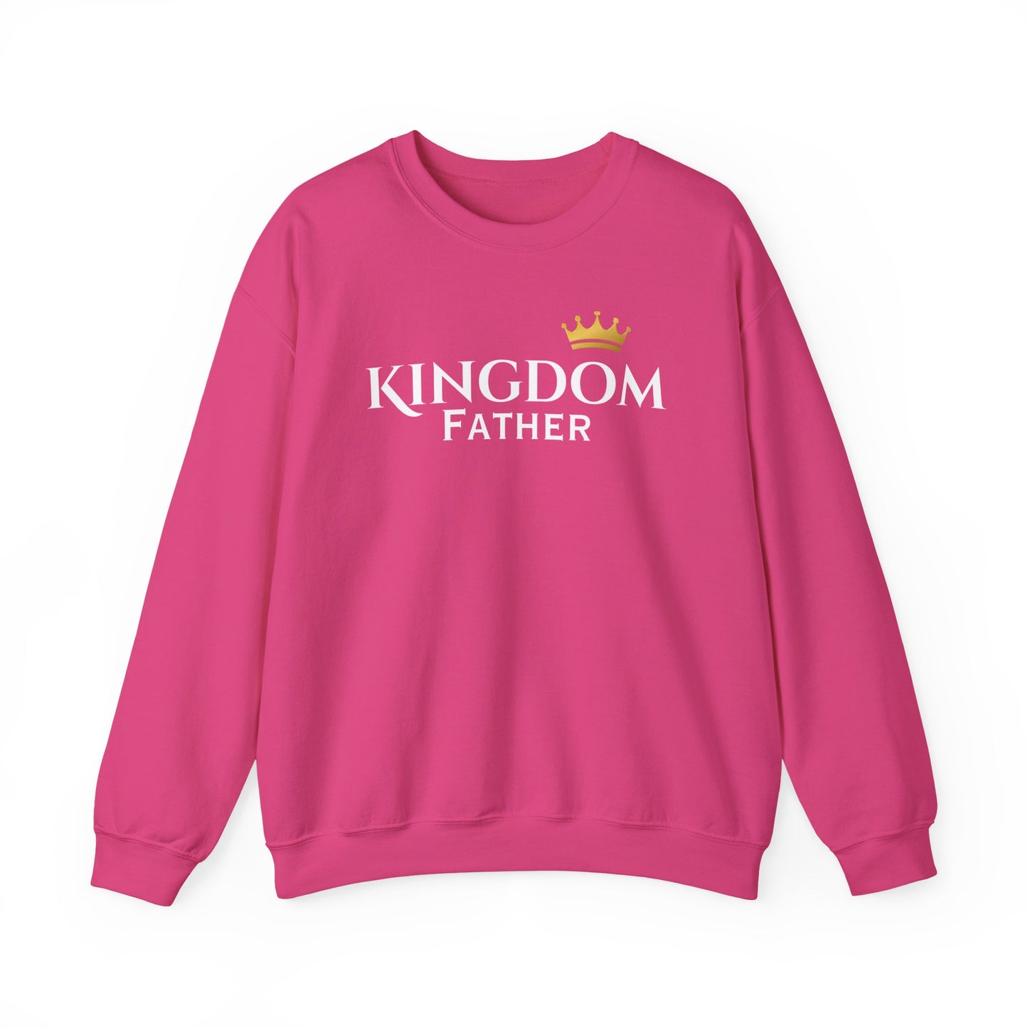 Kingdom Father Crown Emblem Crewneck Sweatshirt - Cozy Everyday Wear