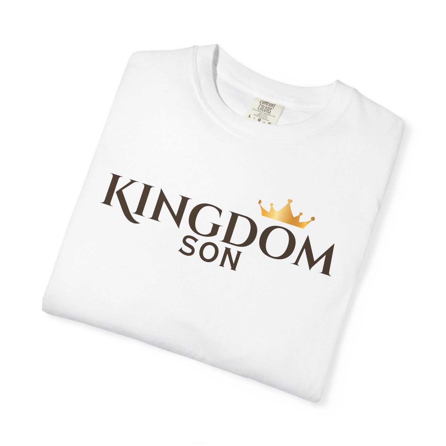 Kingdom Son T-Shirt — Faith-Based Christian Tee with Crown Graphic