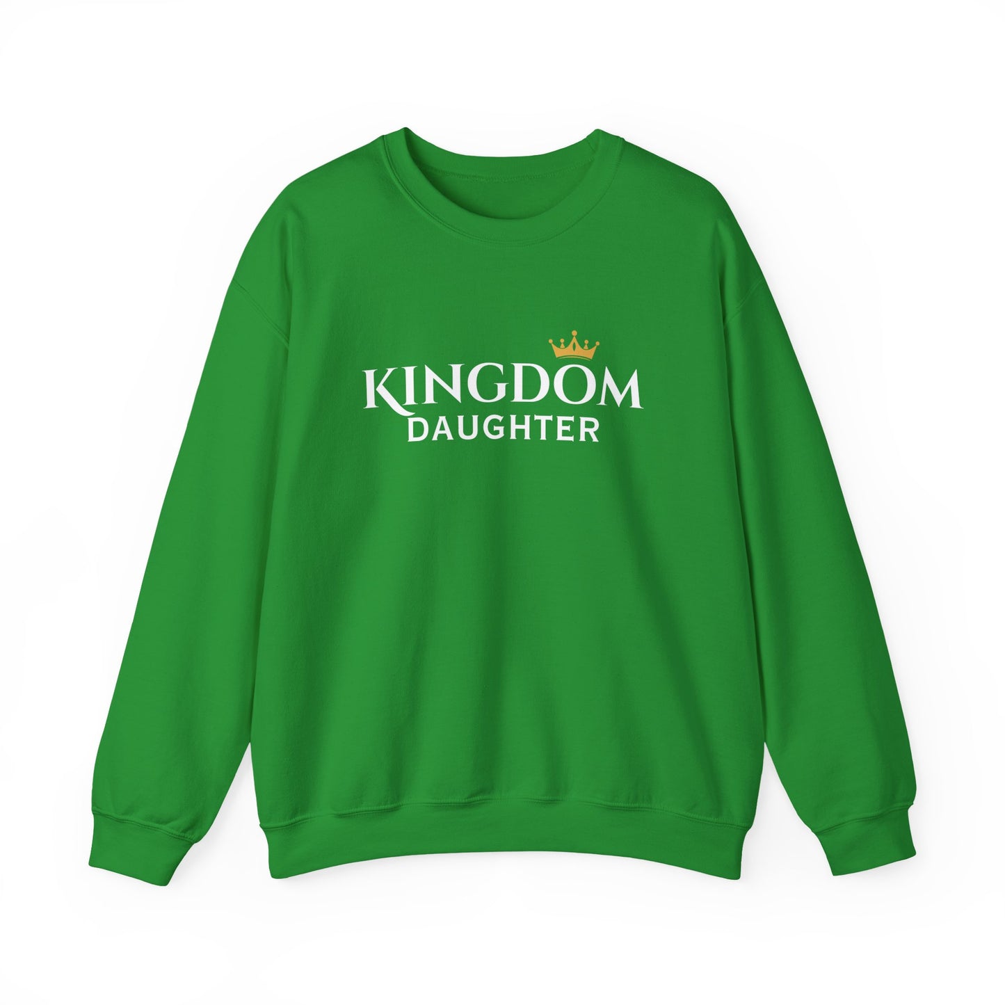 Kingdom Daughter Sweatshirt – Christian Faith Crown Crewneck