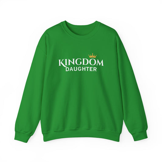 Kingdom Daughter Sweatshirt – Christian Faith Crown Crewneck