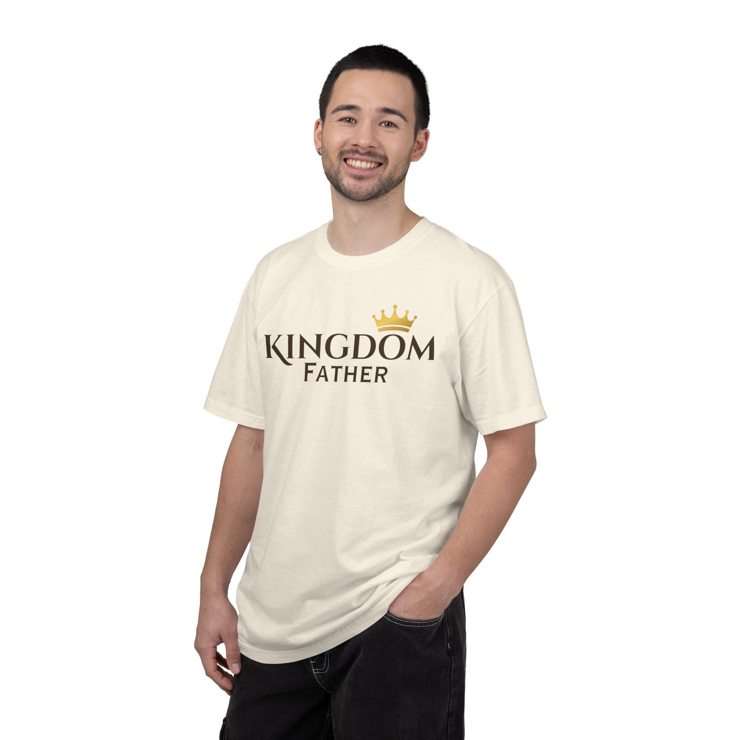 Kingdom Father T-Shirt — Crowned Faith Dad Tee-CA