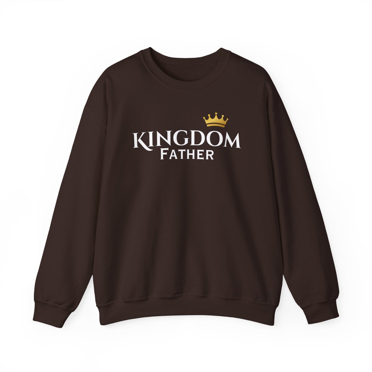 Kingdom Father Crown Emblem Crewneck Sweatshirt - Cozy Everyday Wear